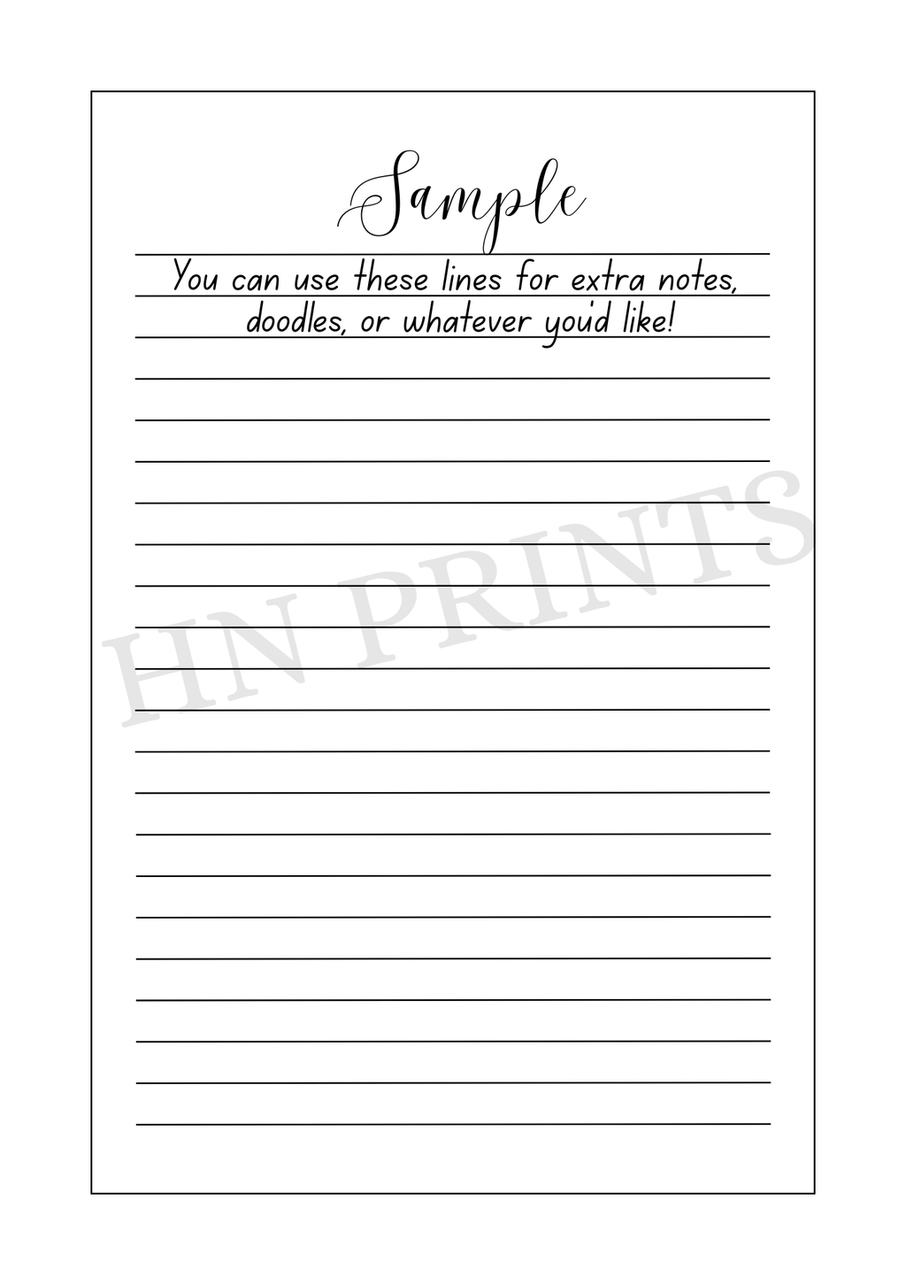 Bows BIRP Notes Session Journal